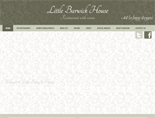 Tablet Screenshot of littlebarwick.co.uk